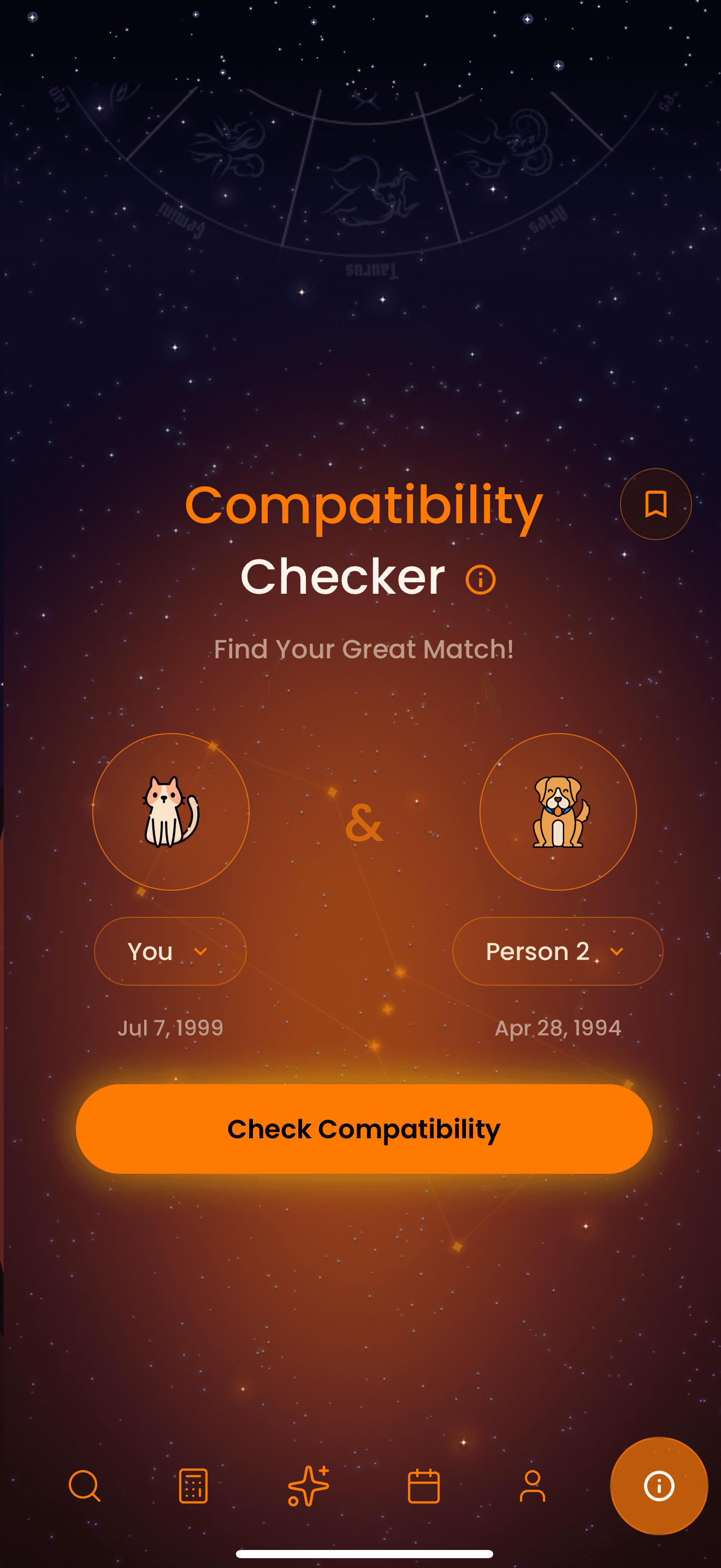 CUE compatibility screen